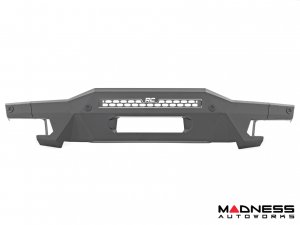 Ford Bronco Front Bumper - High Clearance - 20" Black Series Light Bar & Black Series Amber DRL Cubes Ford Bronco Front Bumper - High Clearance - 20" Black Series Light Bar & Black Series Amber DRL Cubes